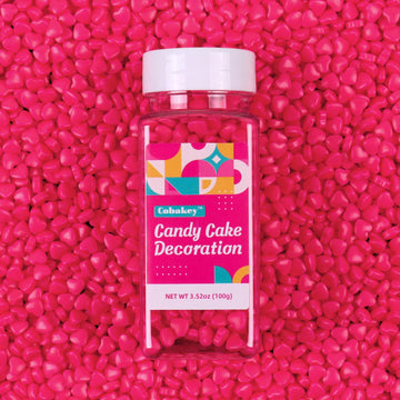 Sweetest Day Love Sprinkles For Cake Decorating, Pink Heart Sprinkles, Edible Rose Sprinkles For Cookies, Ice Cream, Cupcake Top