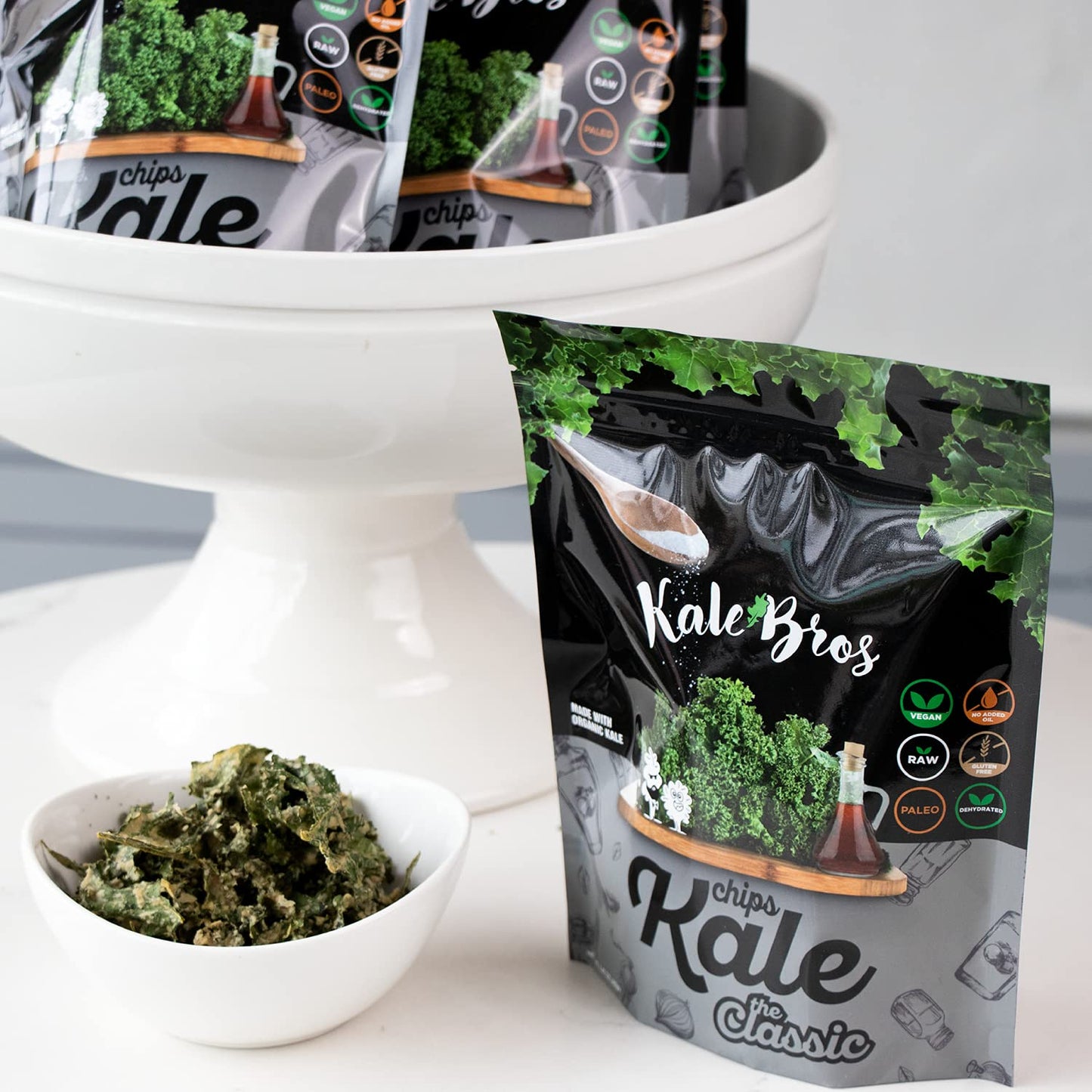 Kale Bros, Kale Chips, The Classic, Multi-Pack (Pack Of 6) Vegan/Gluten-Free/Paleo Snack