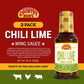 Country Bob'S Chili Lime Wing Sauce - Zesty & Spicy Flavor, Made With Small Batch Crafted, Ideal For Wings, Homestyle Cooking, 1