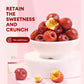 Bestore Freeze-Dried Jujubes Dried Fruit Winter Dates Non-Fried Crispy Winter Jujubes Casual Snacks 3 Pack 2.11Oz