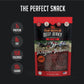 Top Notch Jerky Wagon Wheels - High Protein Beef Jerky Snacks for Kids & mature-themeds - 16 Ounce Pack - Hot & Sweet Flavor