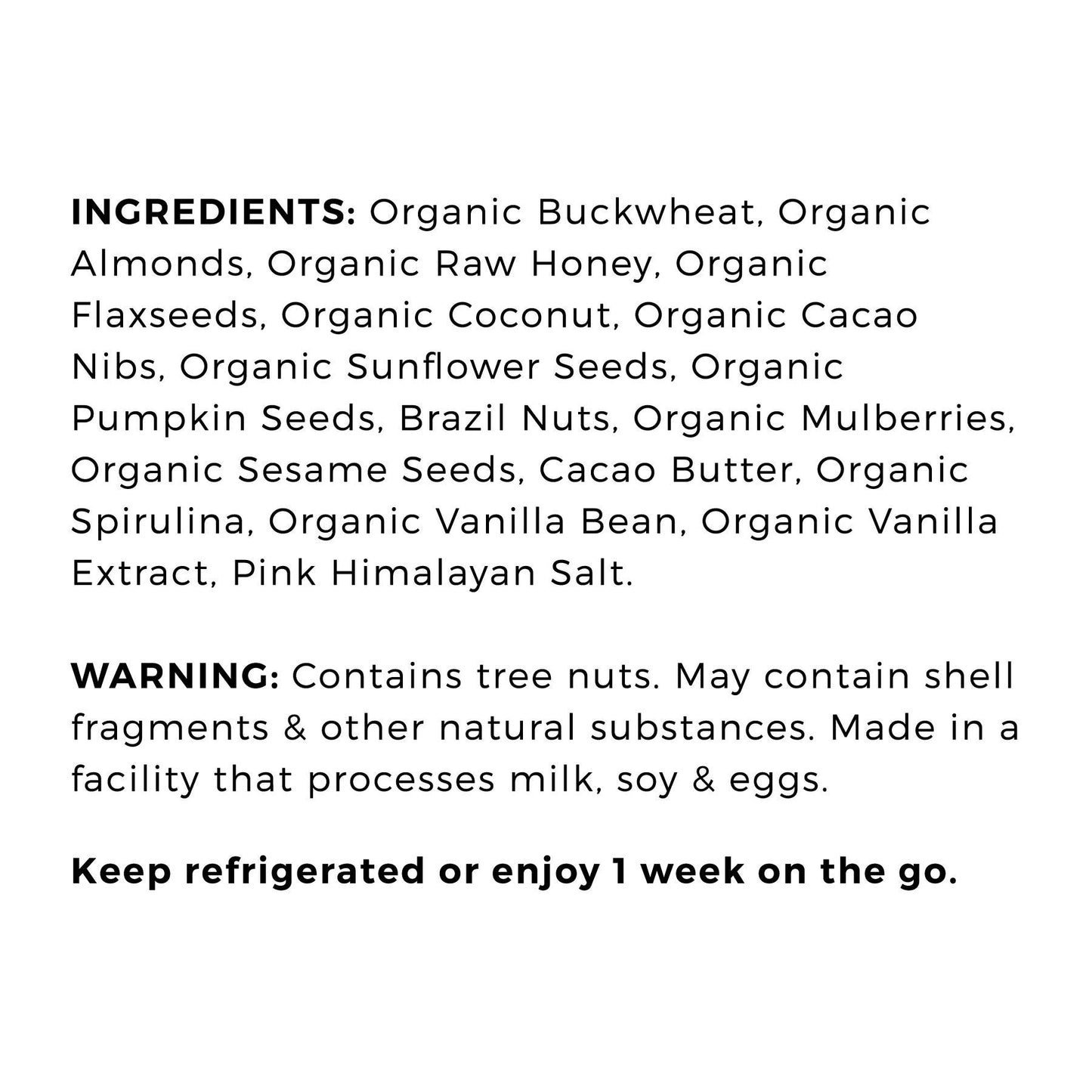 Elemental Superfood Seedbars, Organic Mulberry Cacao + Spirulina, 1.8 oz, Non-GMO, Gluten Free, Dairy Free, 12 Pack