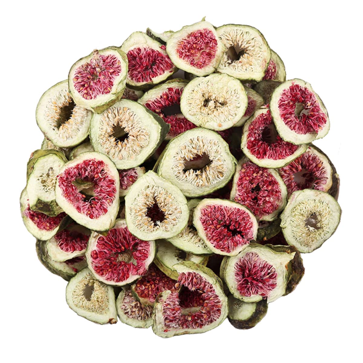 jweemax 500g Dried Fruit Slices, Dehydrated Fruit Slices for Cocktails Garnish, Home Decor, Fruit Tea, Fig-Slice