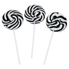 Black And White Swirl Pop Suckers (24 Individually Wrapped Lollipops) Party Candy