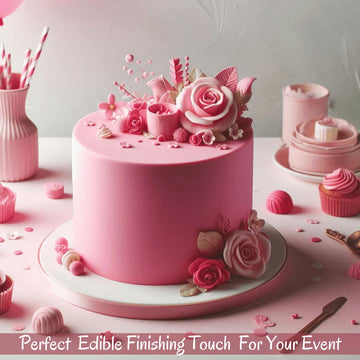Confect Fondant For Cakes Old Rose Pink Fondant Chefs Choice For Cake Decorating 8.8 Oz