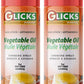 Glick's Vegetable (Cottonseed) Non-Stick Oil Spray 5oz (2 Pack) Kosher for Passover and year round