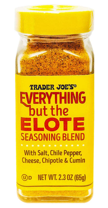 Trader Joes Everything But The Elote Seasoning Blend With Chile Pepper Parmesan Cheese Chipotle Powder Cumin Cilantro And Sea Sa