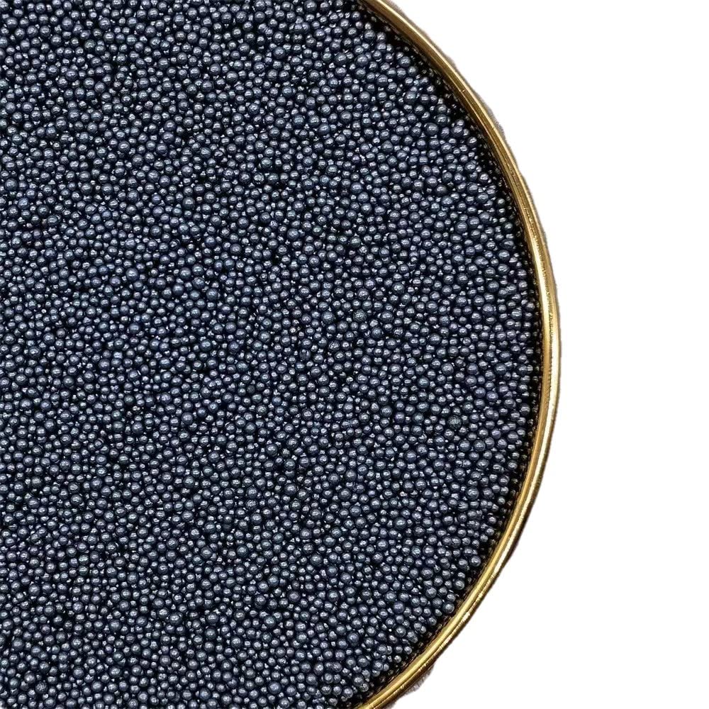 Black Sprinkles Edible Pearl 2Mm 130G 4.6Oz Christmas Cake Sprinkles,Cookie Sprinkles,Baking Sugar Pearl, Edible Candy Pearls Fo