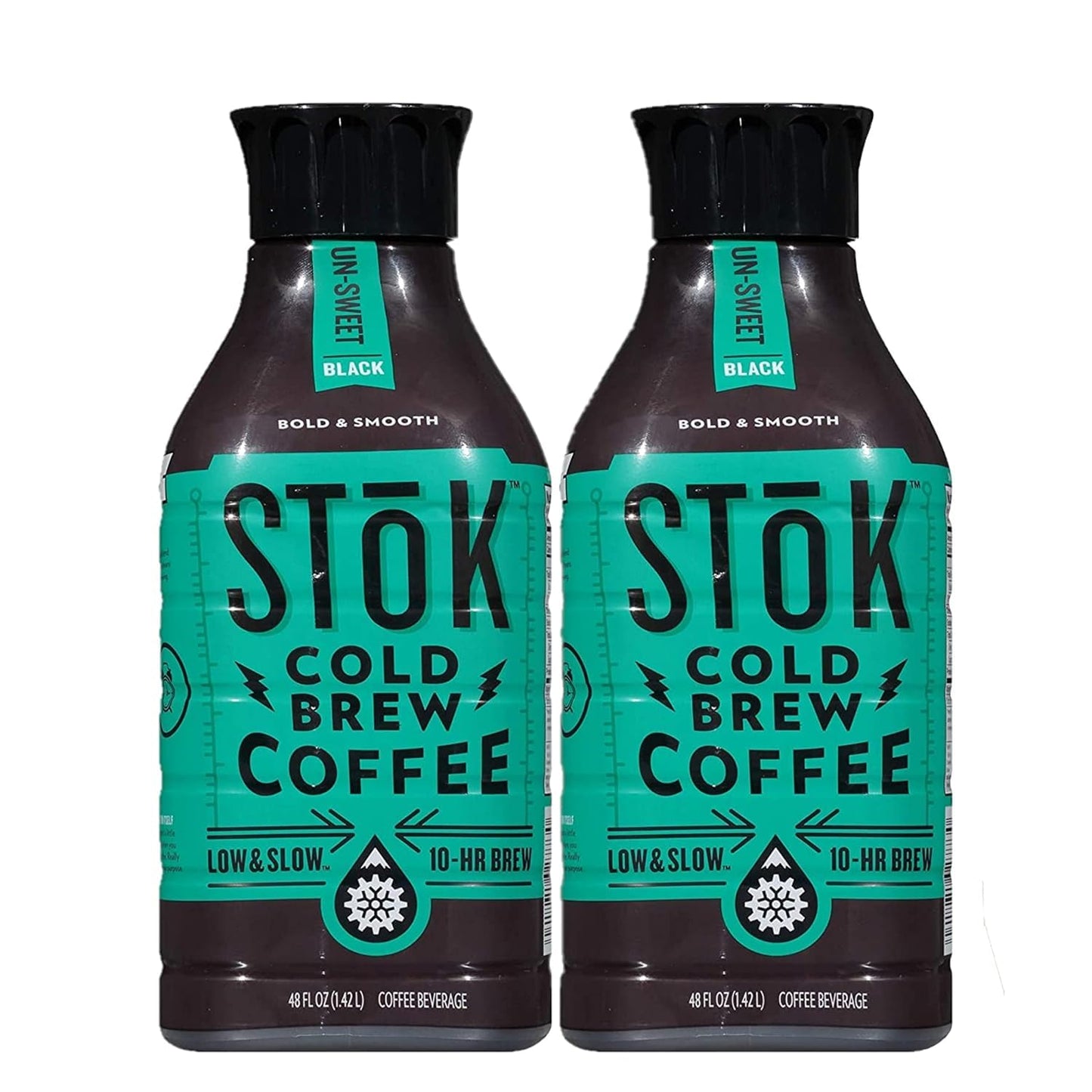Azeko SToK Cold Brew Coffee Unsweetened 48 Oz (2 Pack)
