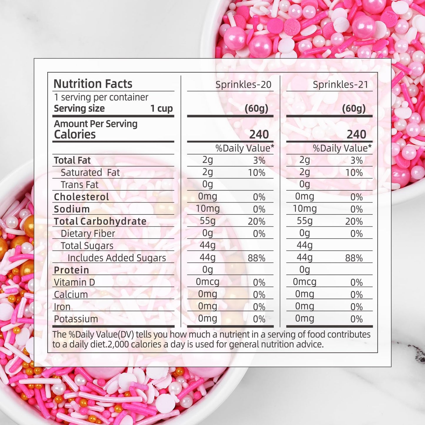 Edible Pink Sprinkle, Valentines Sprinkles Dessert Decorating, Confetti Sprinkle, Pearl Sprinkle, Pink Jimmies Sprinkle For Cake