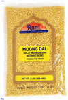 Rani Moong Dal (Split Mung Beans Without Skin) Lentils Indian 32oz (2lbs) 908g ~ All Natural | Gluten Friendly | Non-GMO | Vegan