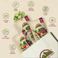 Himalayan Chef Super Greens Veggie Crisp 30G Each Freeze-Dried Superfood Snack 30+ Organic Green Veggie Mix Protein-Rich, Nutrie