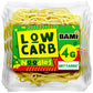 Low Carb Noodles Keto Ramen Noodles (6 Packs) 4g net carb + 5g protein in one healthy ramen noodle. Low Sodium ramen noodles are