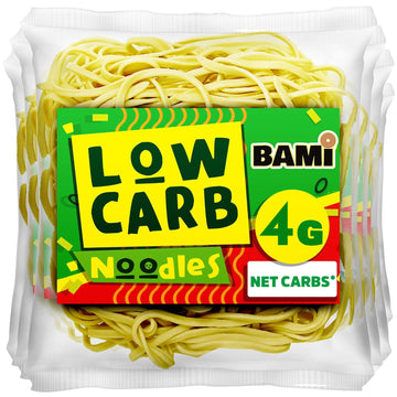 Low Carb Noodles Keto Ramen Noodles (6 Packs) 4g net carb + 5g protein in one healthy ramen noodle. Low Sodium ramen noodles are