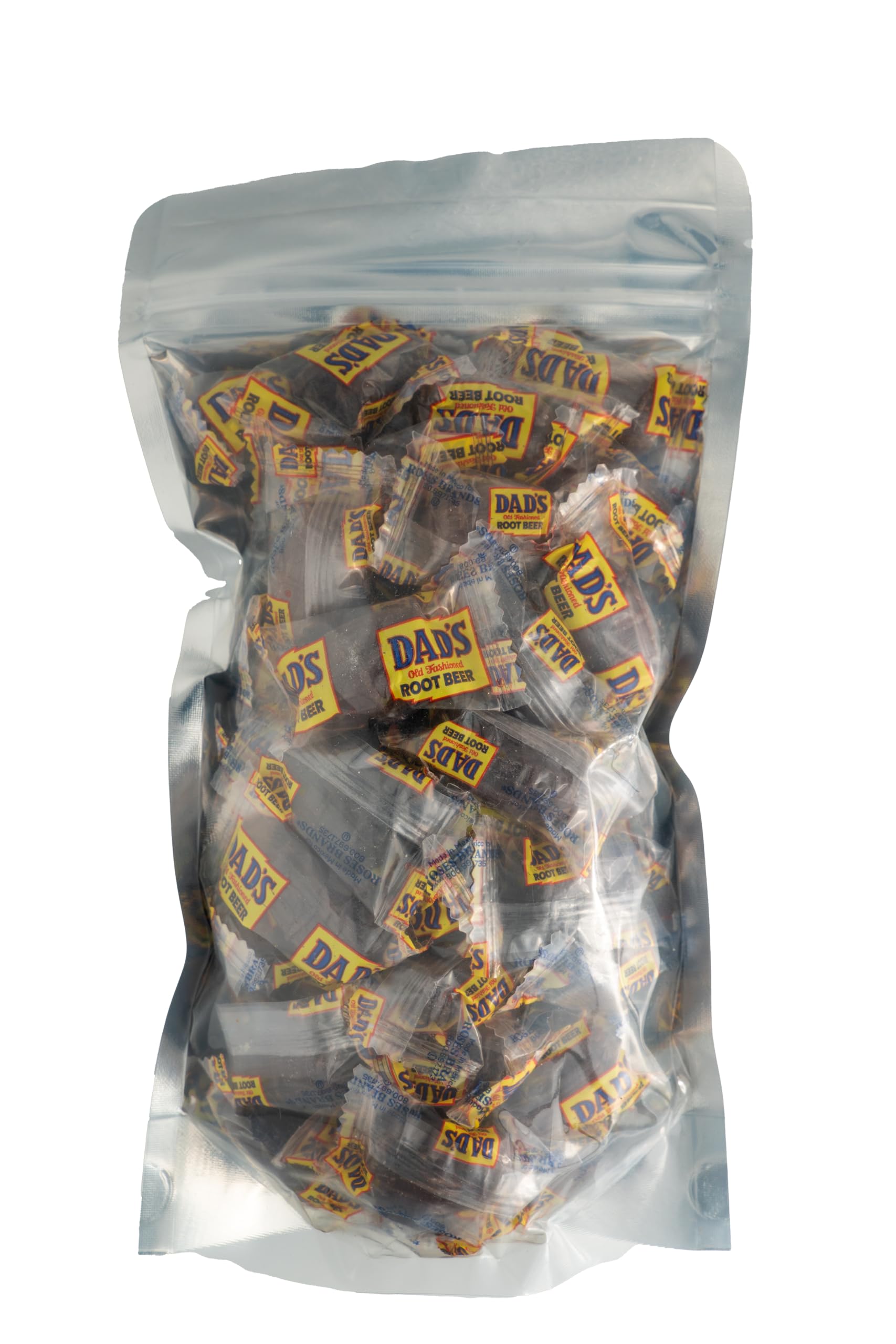 Dads Root Beer Barrels Candy, 1 Pound, Pack of 1, Classic Root Beer Flavor