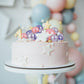 30Pcs Balls Cake Topper Glitter Foam Ball Cake Picks Faux Pearl Ball Shaped Cupcake Insert Cake Topper For Baby Shower Wedding A