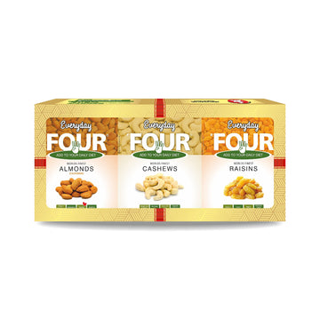 Everyday Four Dry Fruit Mix Gift Pack 200G Each | Pack Of 3 | Combo | In Pantry