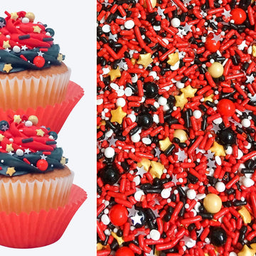 Hollywood Glamour Diva Movie Film Star Red Carpet Edible Decoration Glitter Sprinkles & Confetti Cake Cookie Cupcake IceCream Do