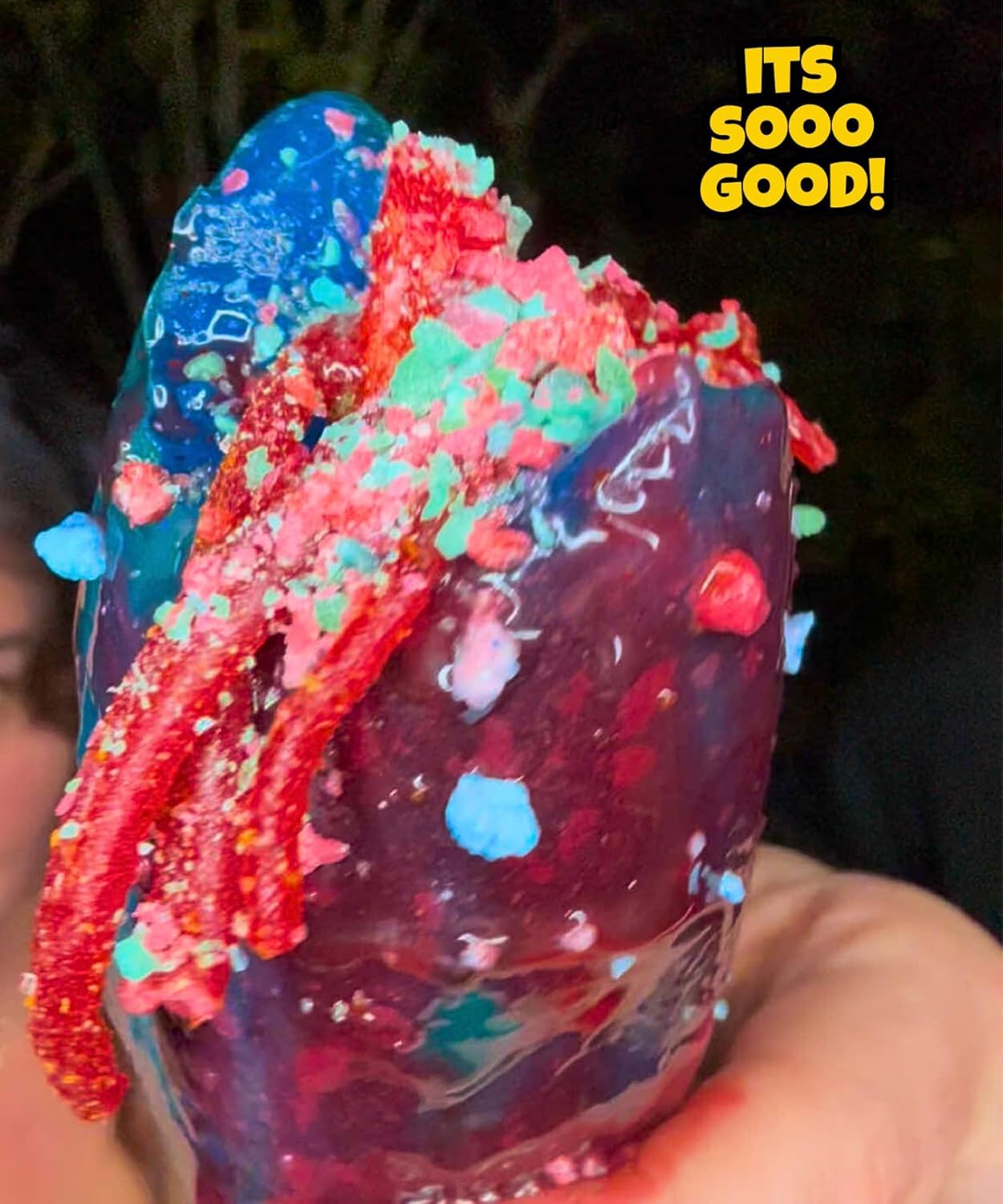 Blue Raspberry Pickle Kit-W/Cotton Candy Crunch-Candy Gift Pouch-(13 Pcs) Birthday Gifts For Kids-Tiktok Trend Items By Food Crush (Blue Raz Pickle Kit)