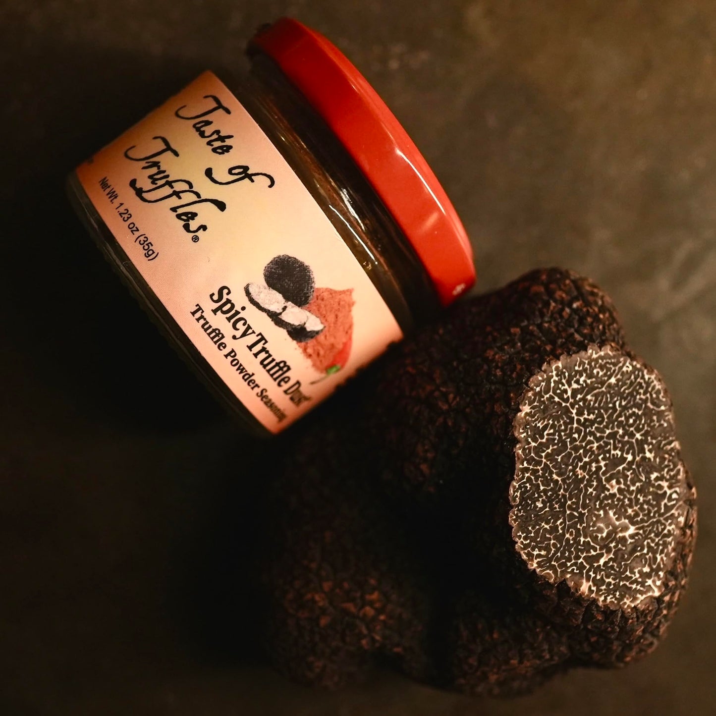 TASTE OF TRUFFLES Truffle Dust Seasoning, Truffle & Mushroom Powder, Vegan, 1.23 oz
