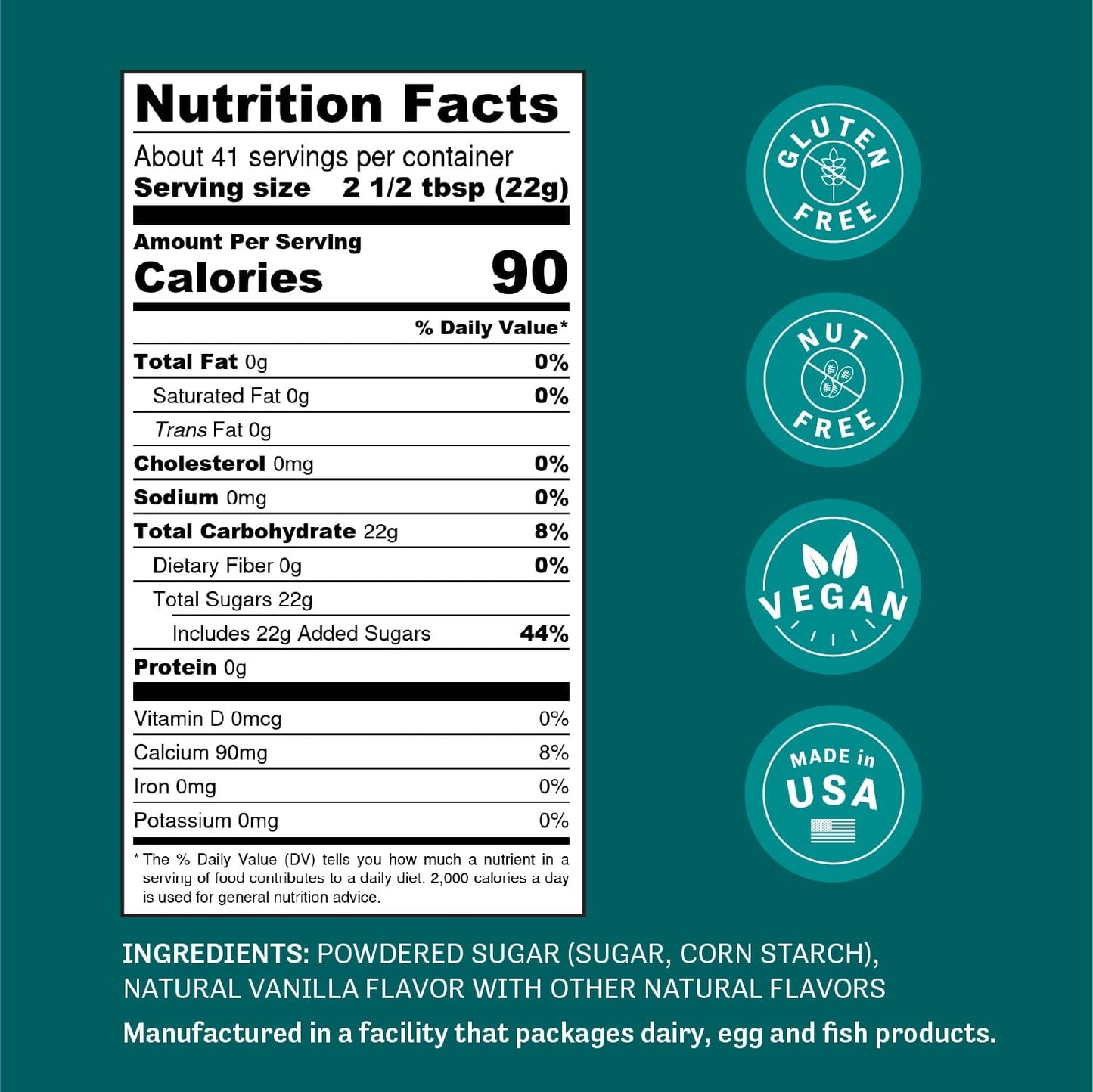 Judee'S Vanilla Frosting Mix 2 Lb - Great For Decorating Cookies And Cakes - Non-Dairy Alternative - Made In Usa - Vegan And Non