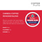 Caribou Coffee Reindeer Blend, Single-Serve Keurig K-Cup Pods, Dark Roast Coffee Pods, 88 Count