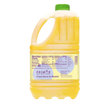 PRIMOR Fruit Puree - Pineapple, 64 Fl Oz, Made with Real Fruit for Juices, Smoothies, Desserts, and More