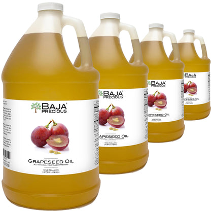 Baja Precious - Grapeseed Oil, Case of 4 X 1 Gallon Jugs