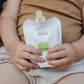 White Leaf Provisions Organic Baby Food Pouches - USDA, GMO & BPA Free Squeezable Toddler Snacks - 24 x 90 grams (24 Pouches, Pe
