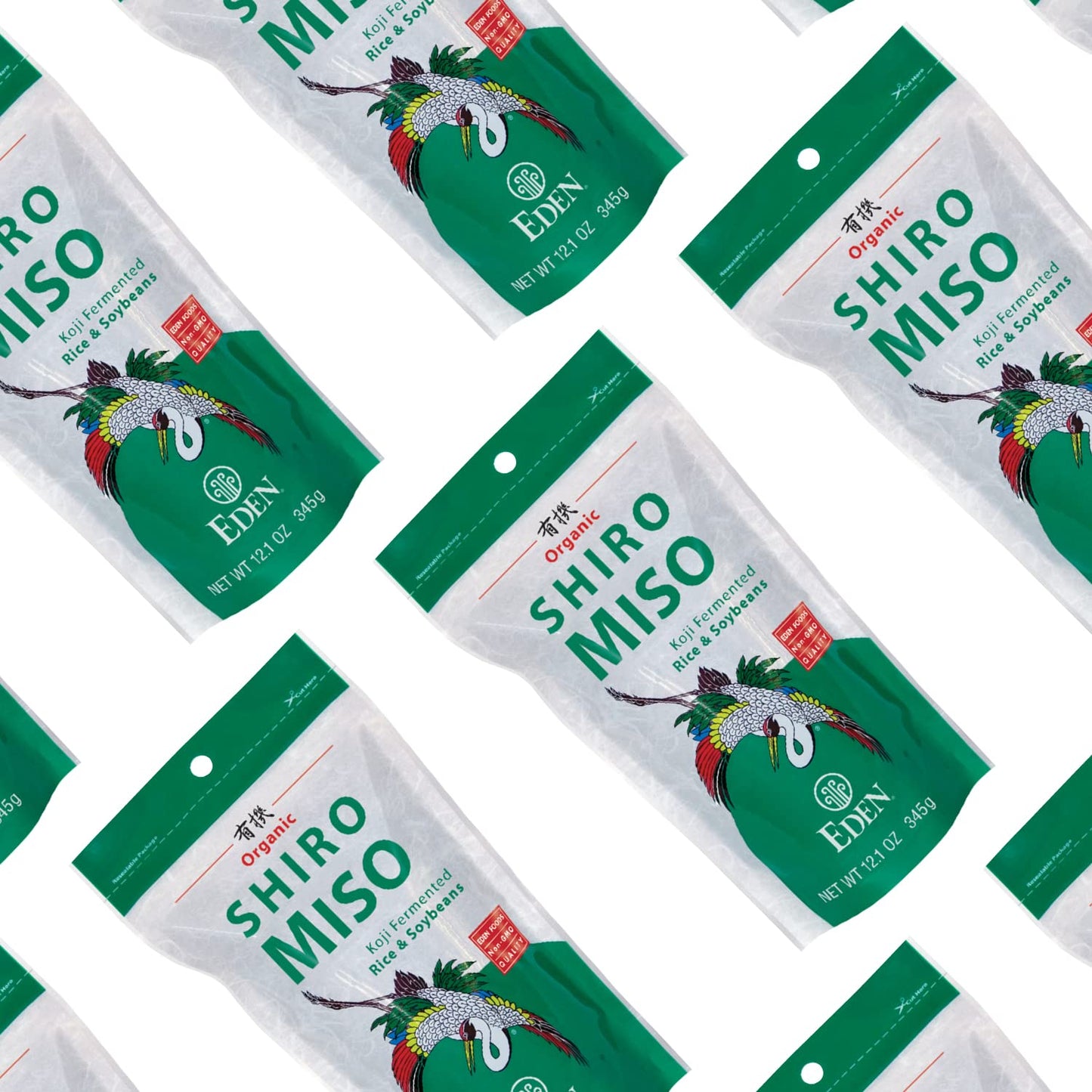 Eden Organic Shiro Miso, Sweet White Miso Paste, Less Sodium, Koji Fermented Rice and Non-GMO Soybeans, Traditionally Made in Ja
