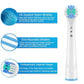Replacement Brush Heads For Oral B Compatible Electric Toothbrush Heads, Including 4 Precision, 4 Floss, 4 Cross And 4 Whitening