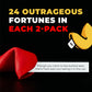 MISS FORTUNES Funny Fortune Cookies Two-Pack, 12 Count (2 Dozen), Humanity + Boozy