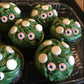 Weraru Small Candy Bloody Red Eyeballs Eye Ball Sweets Cake Cupcake Toppers Cookie Dessert Sprinkles Decorations For Christmas H