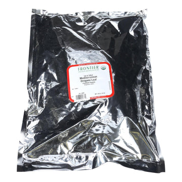 Frontier Mediterranean Oregano Leaf Cs Certified Organic 16 Ounce Bag (
