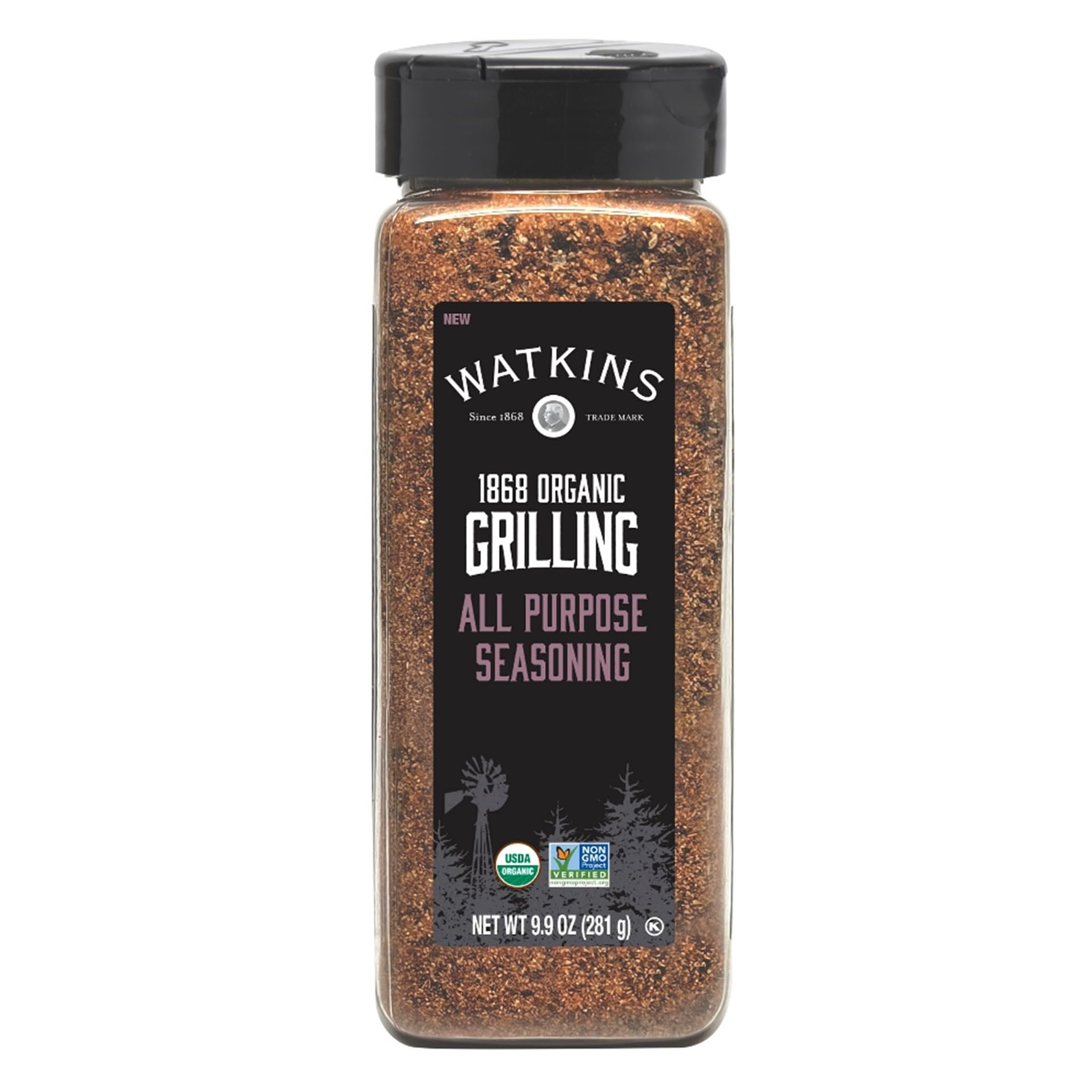Watkin's Organic Grilling All Purpose Seasoning, 9.9 oz