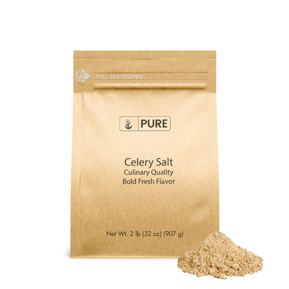 Pure Original Ingredients Celery Salt (2 lb) Culinary Quality, Bold Fresh Flavor, Traditional Seasoning.
