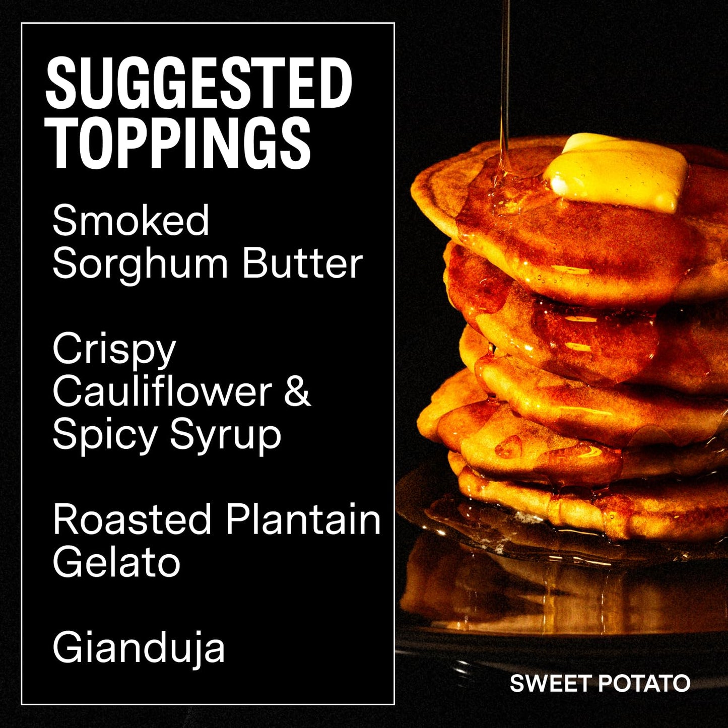 Ghetto Gastro Sweet Potato Pancake & Waffle Mix - Vegan, Non-GMO, 14oz (3-Pack) - Kosher Certified Breakfast Essentials