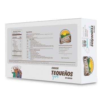 Tio Sol Bites Tequeos De Queso Pre-Cooked-Frozen Cheese Sticks, Ready To Heat. (40 Units) Tio Sol Bites Is The New Rebrand Of Ti