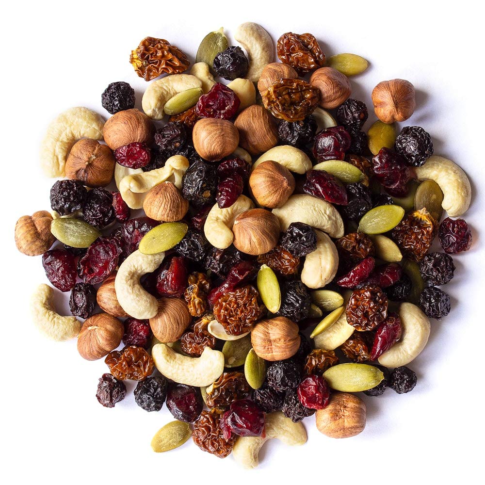 Organic Snack Mix, 4 Pounds - Raw Nuts and Berries with Pumpkin Seeds, Non-GMO, Non-Irradiated, Kosher, Vegan Superfood, Bulk, G