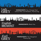 Twinings London Skyline Red, White, & Blue Commemorative Collection Of Loose Leaf Teas, Limited Edition Gift Set, 100G Tins (Pack Of 3), Original English Breakfast, The Earl Grey, & Lady Grey Tins