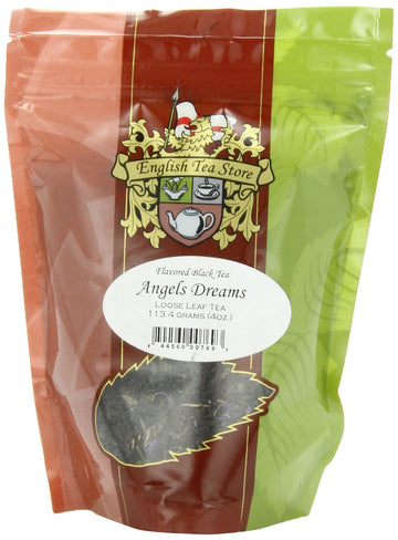 English Tea Store Loose Leaf, Angels Dream Tea Pouches, 4 Ounce