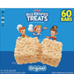 Rice Krispie's Treats Marshmallow Bars, Original, 60 Count Mini Squares, Sweet Crispy Marshmallow Cereal Kids Snacks, Lunch Snac