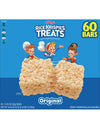 Rice Krispie's Treats Marshmallow Bars, Original, 60 Count Mini Squares, Sweet Crispy Marshmallow Cereal Kids Snacks, Lunch Snac