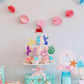 30 Pcs Mermaid Cupcake Toppers Glitter Starfish Coral Mermaid Tail Cupcake Picks Octopus Seahorse Jellyfish Cake Decorations For