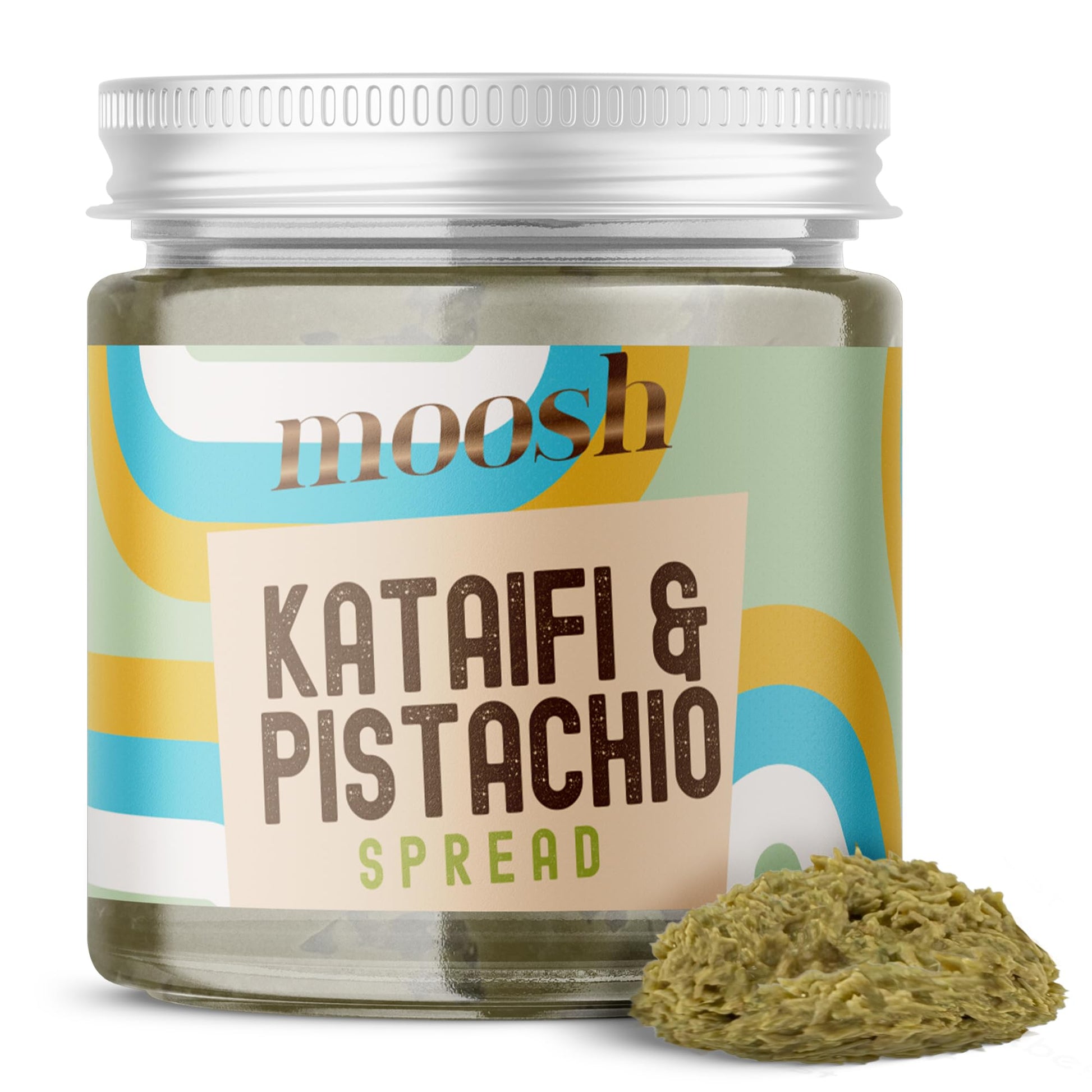Moosh Dubai Chocolate Bar Filling - Viral Pistachio & Kataifi Spread for Desserts, Toast, and Candy Making (12 oz)