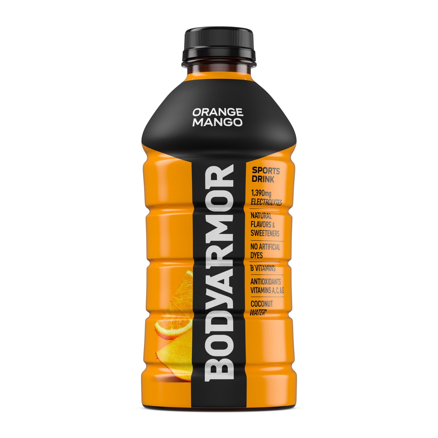 BODYprotective covering Sports Drink  Orange Mango  Electrolyte Drink Hydration  28 Fl Oz Bottles (15 Pack)  Flavored Coconut Water with B Vitamins & Antioxidants