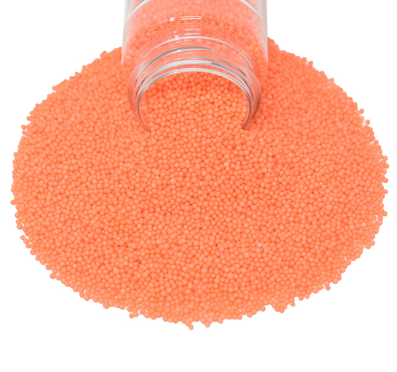 Mystic Sprinkles Solid Color Nonpareils 3.8Oz Bottle (Captivating Coral)