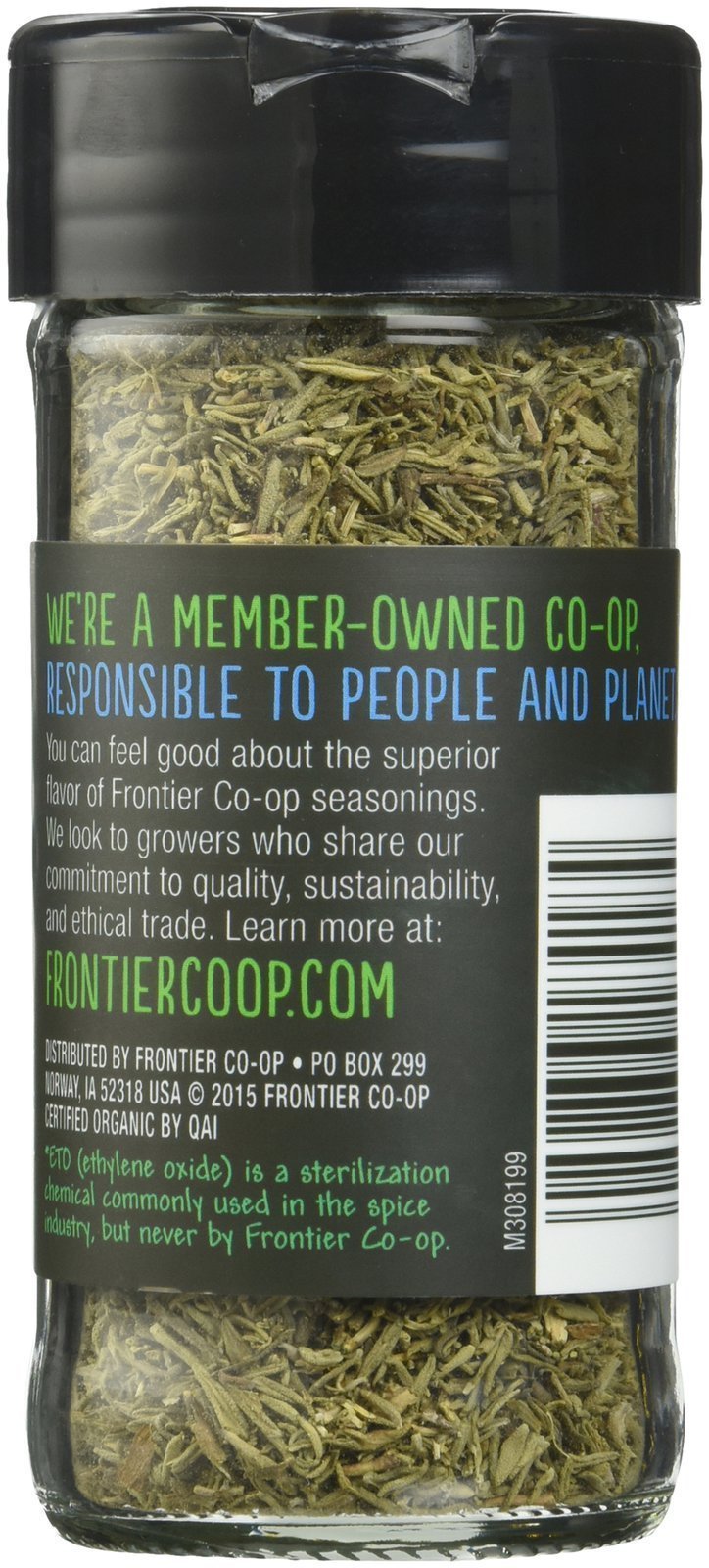 Frontier Organic Thyme Leaf Spice - Flakes - 0.8 Ounces