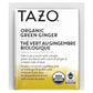 Tazo Organic Green Tea, Green Ginger, Caffeinated Tea, 16 Total Bags