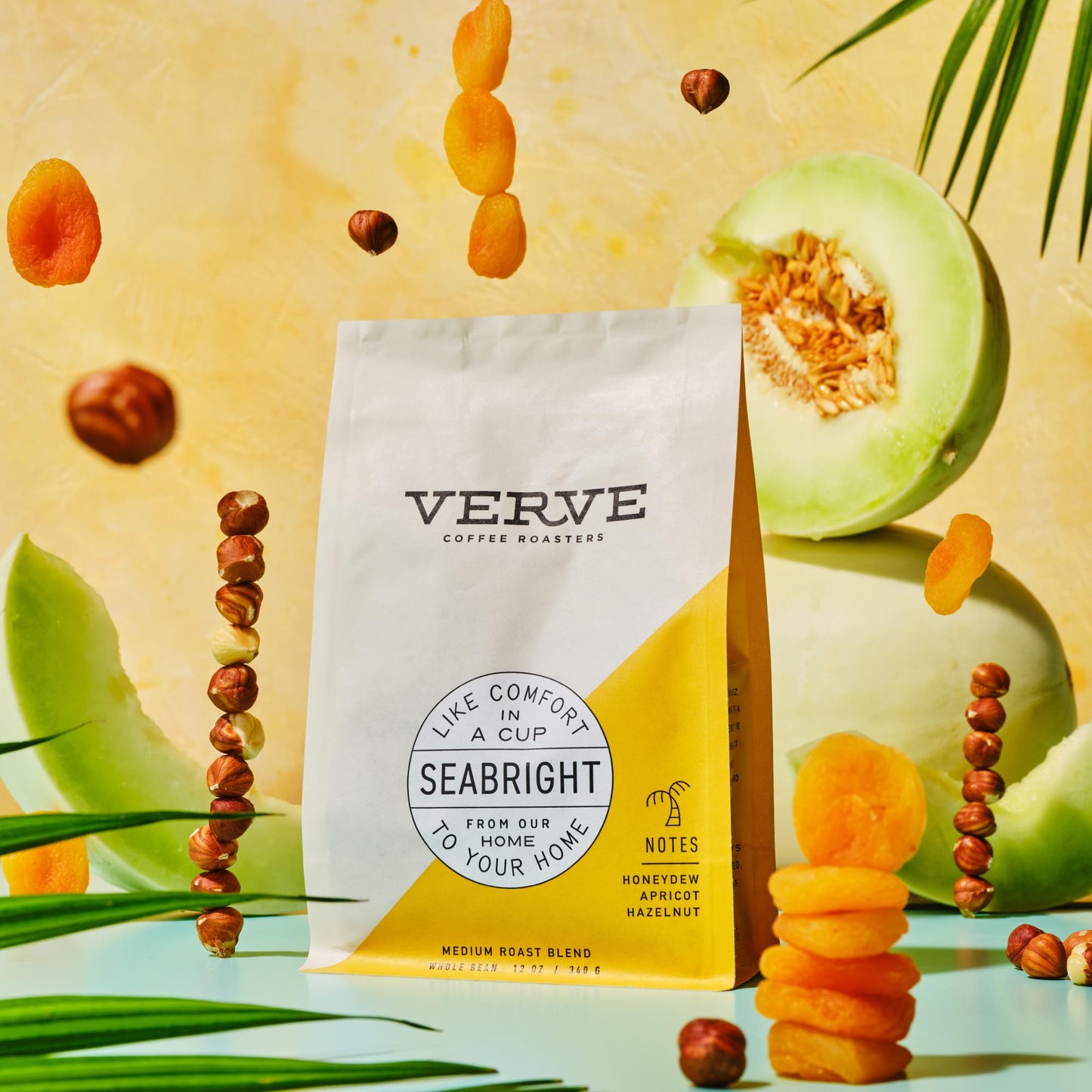 Verve Coffee Roasters Whole Bean Coffee Seabright House Blend | Medium Roast, Brewed or French Press, Direct Trade, Resealable P